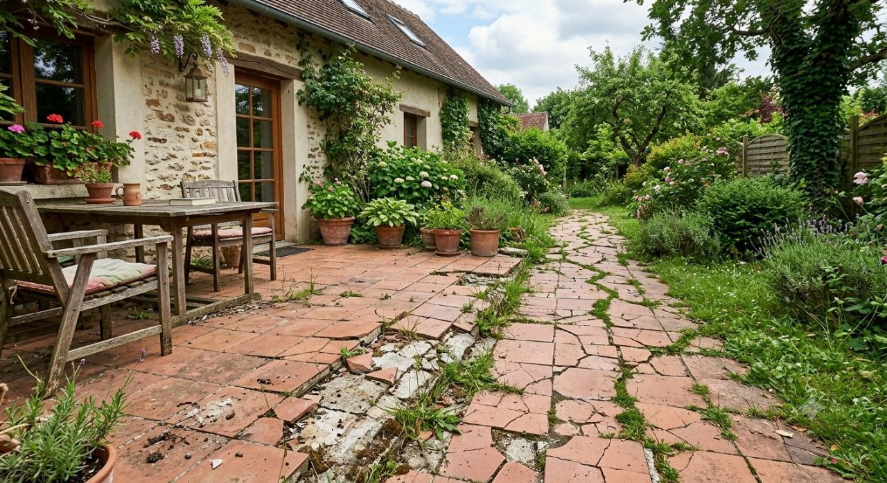 Terrassenbau in Braunschweig vorher