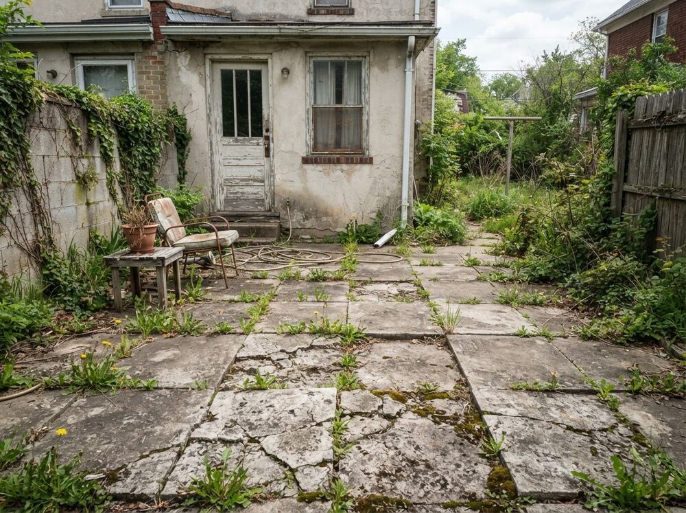 Terrassenbau in Braunschweig vorher