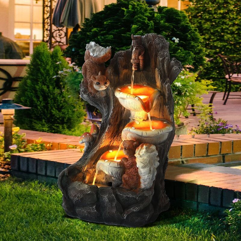 Gartenspringbrunnen, Kaskade